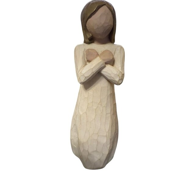 Williow Tree Figurines Set of 2 Grandmother Lordi 2001 & Sign For Love 2003 READ - Picture 4 of 10